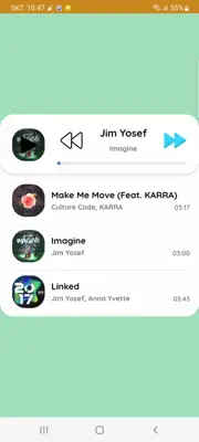 MyMusicPlayer android App screenshot 2